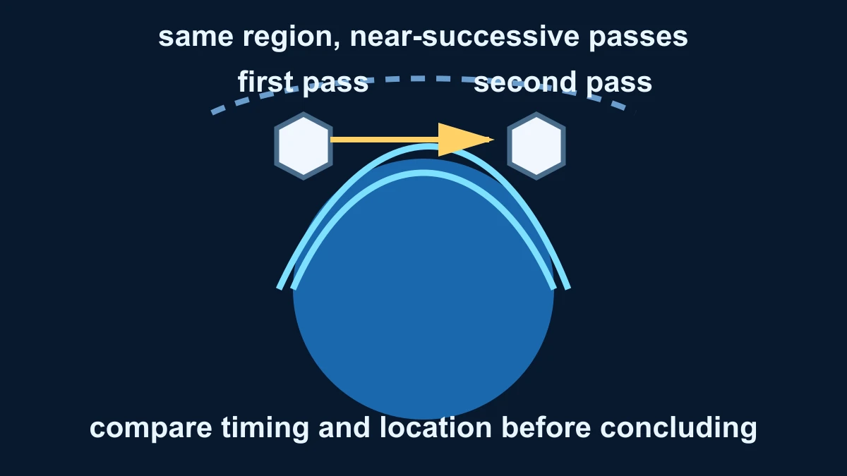 Original diagram comparing two TRACERS spacecraft passing through the same polar-cusp region moments apart